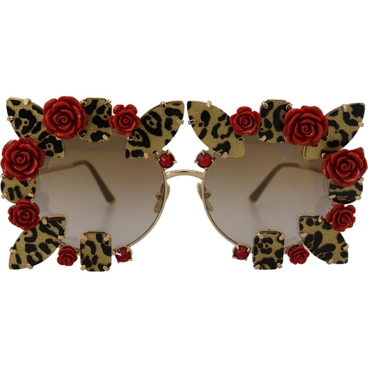 Dolce & Gabbana Elegant Round Rose-Embellished Sunglasses gold-metal-frame-roses-embellished-dg2207b-sunglasses IMG_1476-scaled-cf789eca-ccc.jpg