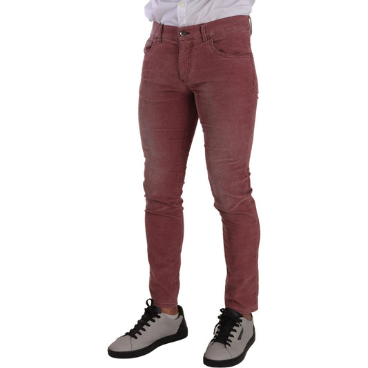 Dolce & GabbanaElegant Slim Fit Corduroy JeansMcRichard Designer Brands£379.00