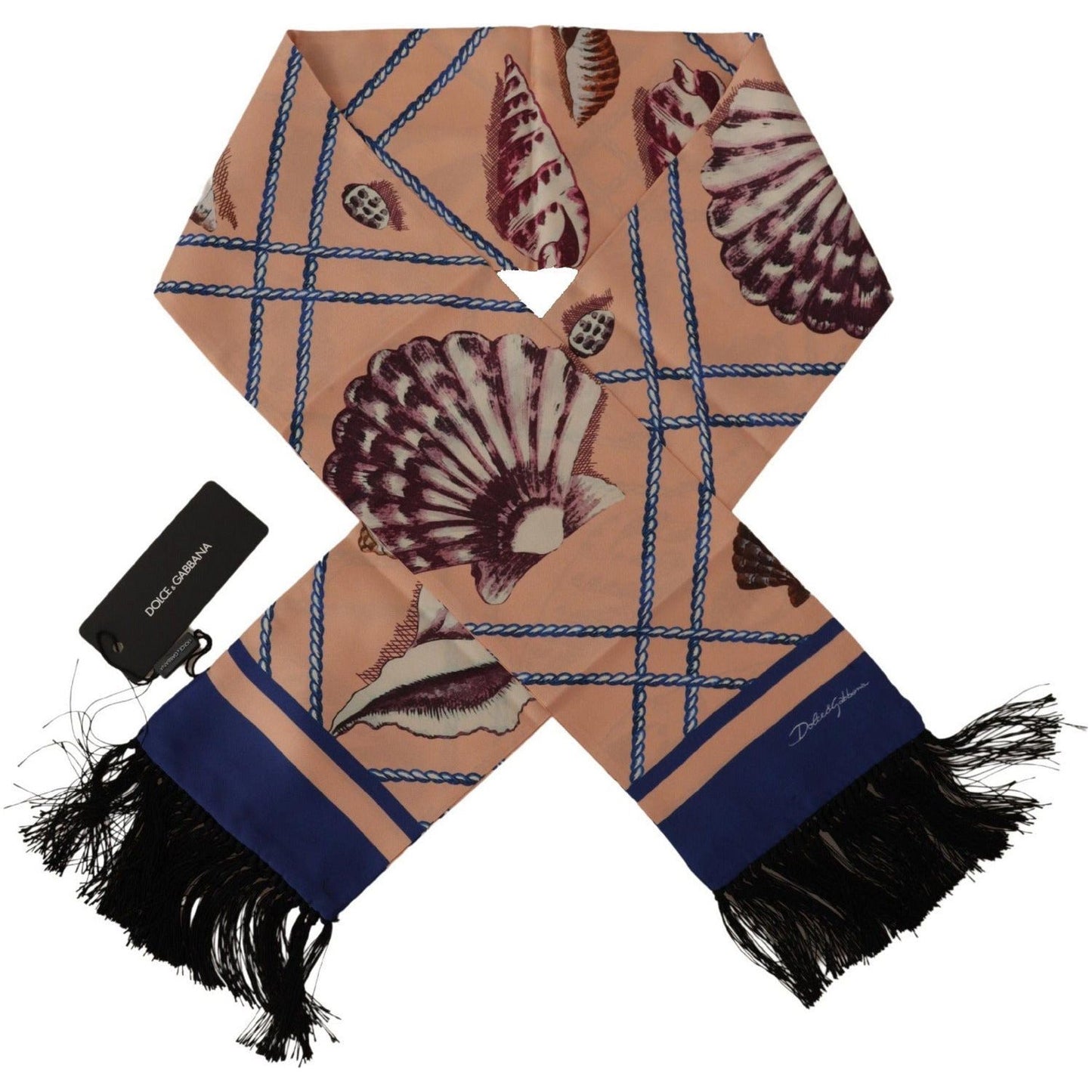 Elegant Silk Men's Scarf Wrap - Multicolor Luxury Accessory