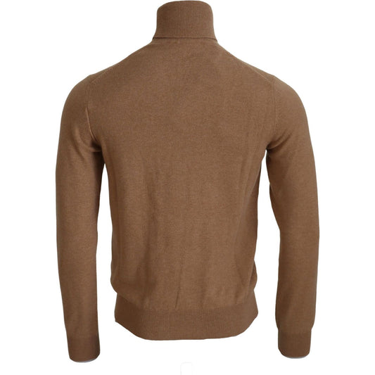 Dolce & Gabbana Beige Cashmere Turtleneck Pullover Sweater beige-cashmere-turtleneck-pullover-sweater-1 MAN SWEATERS IMG_1726-scaled-637b89ea-6d7.jpg
