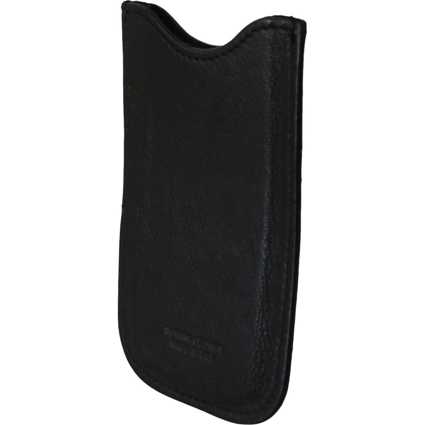 John Galliano Elegant Black Genuine Leather Men's Wallet black-leather-multifunctional-men-id-bill-card-holder-wallet Wallet