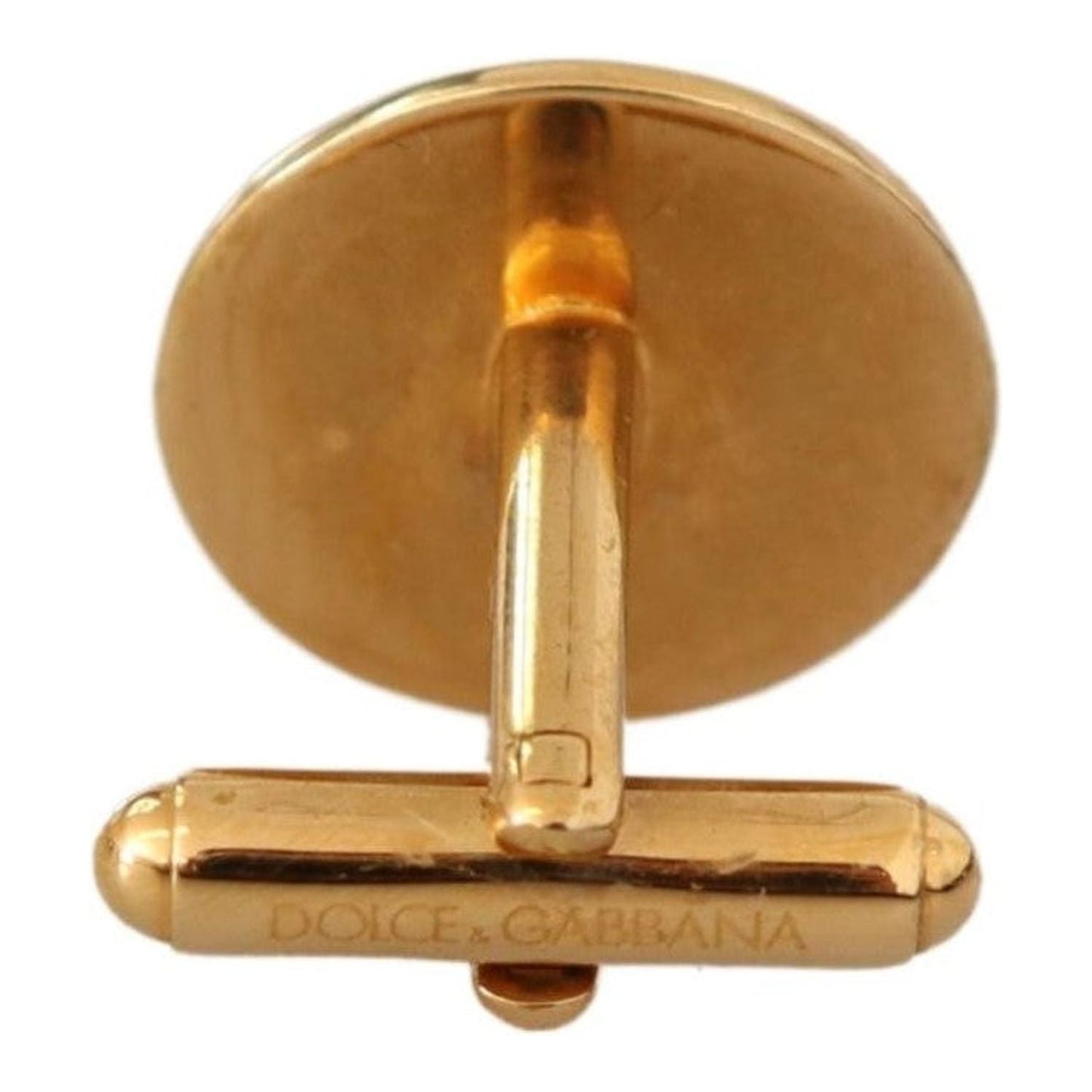 Dolce & Gabbana Elegant Gold-Plated Round Cufflinks gold-plated-brass-round-pin-men-cufflinks-1 Cufflinks IMG_1775-2a3bd27b-47c.jpg