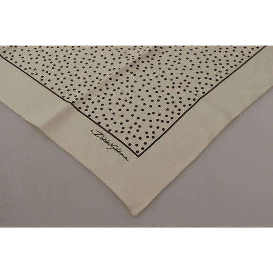 Elegant Silk Polka Dot Men's Scarf