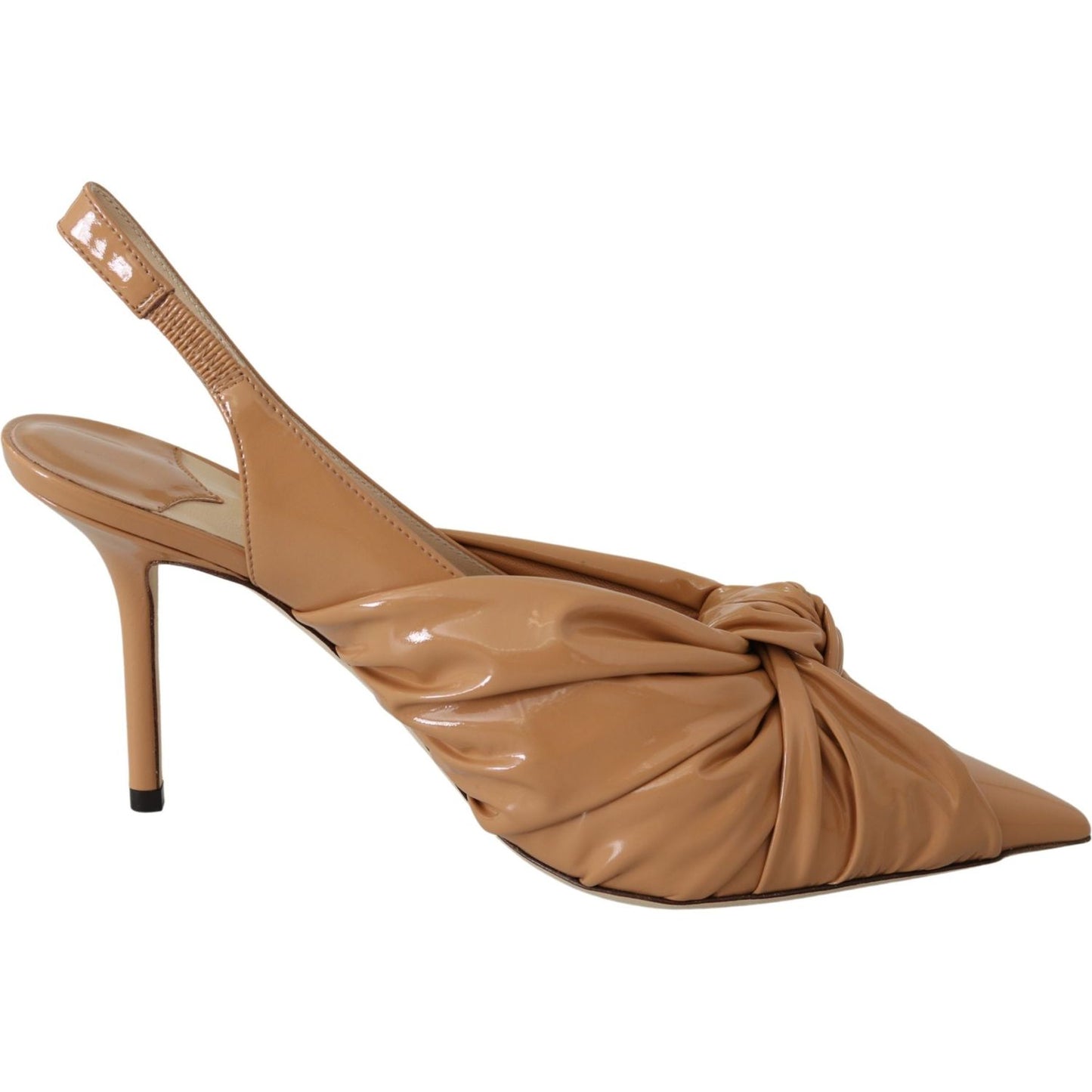 Jimmy Choo Caramel Brown Leather Annabell 85  Pumps annabell-85-caramel-leather-pumps Shoes