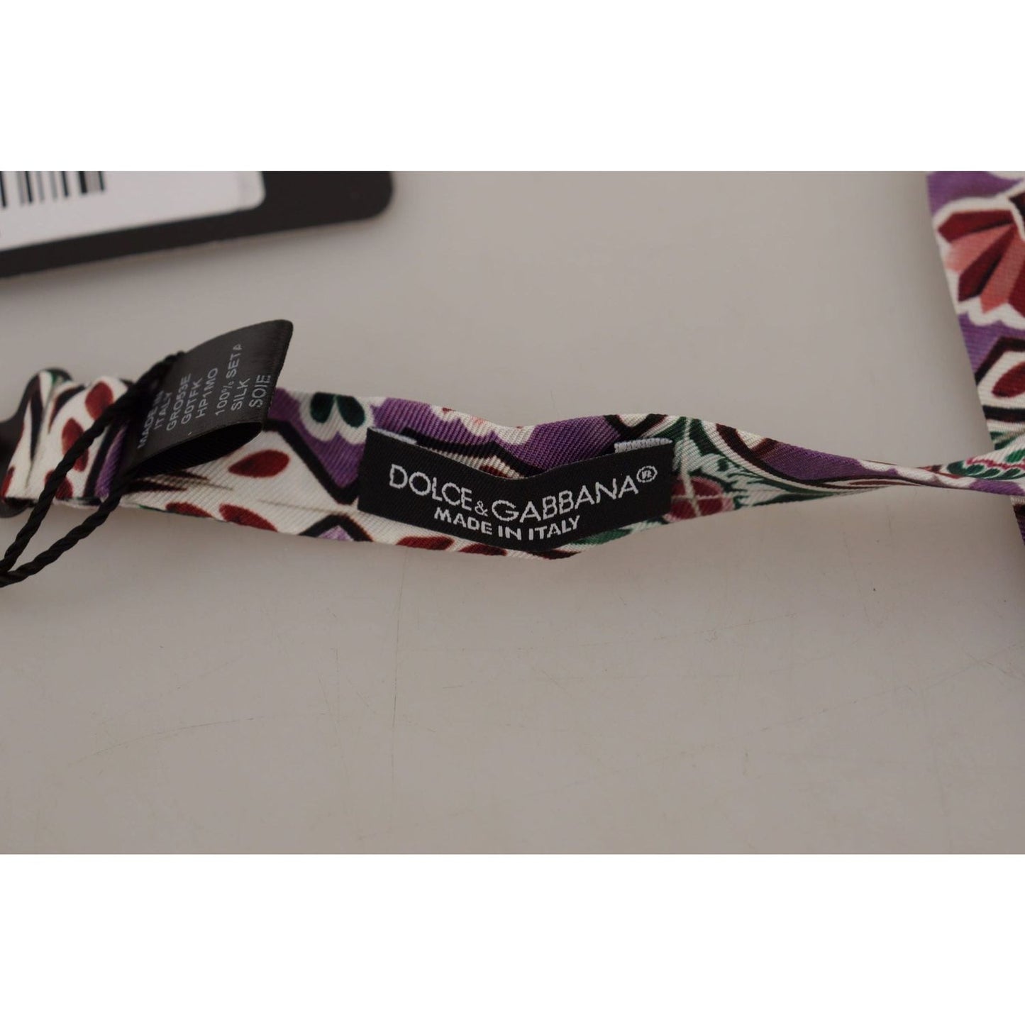 Multicolor Silk Bow Tie Elegant Accessory
