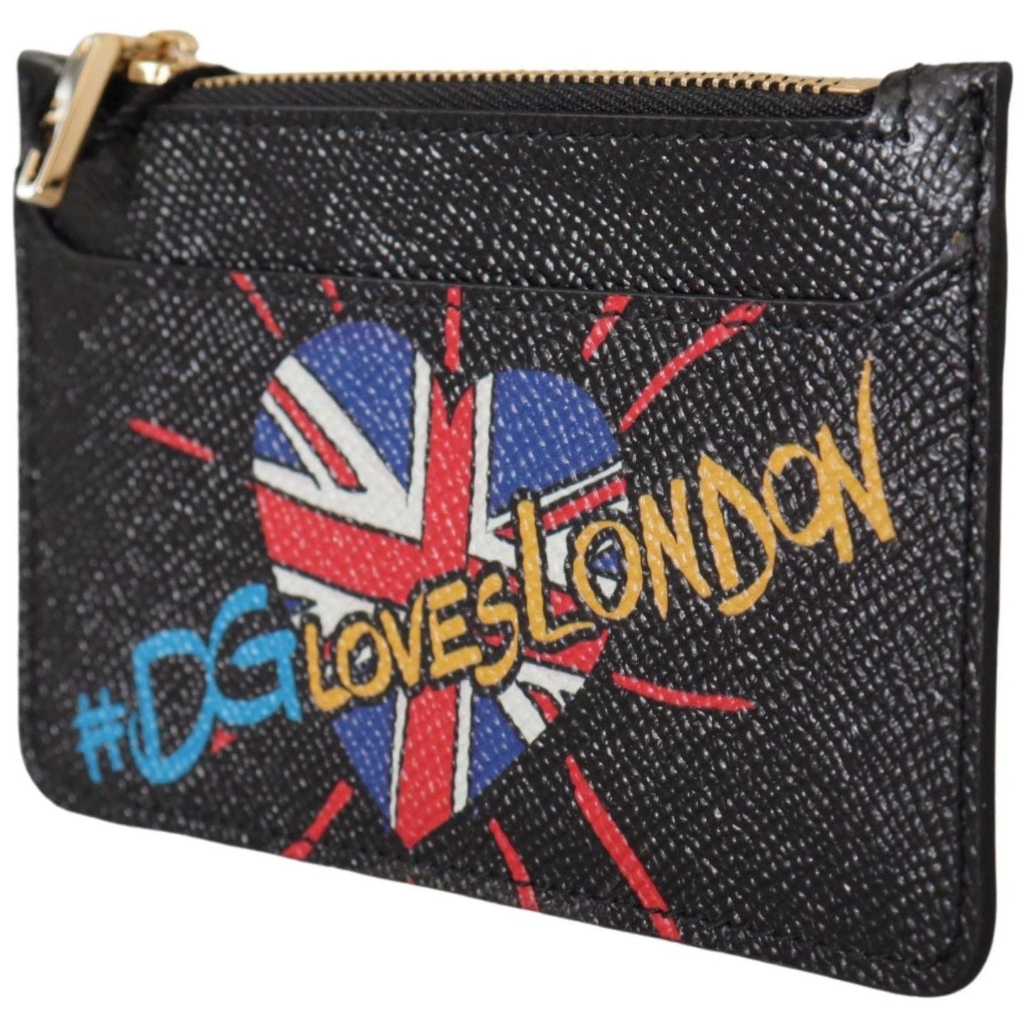 Dolce & GabbanaElegant Leather Coin Wallet with Zip ClosureMcRichard Designer Brands£259.00