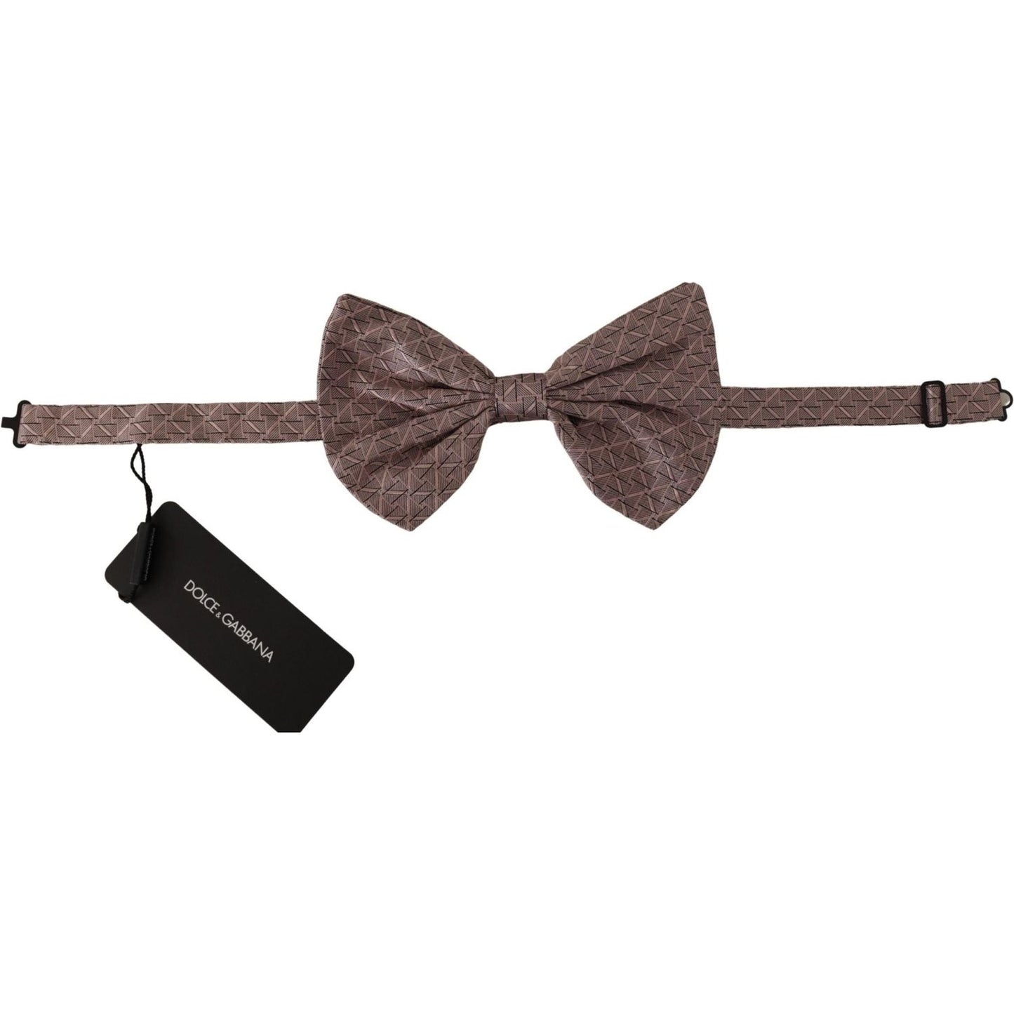 Elegant Silk Gray Bow Tie - Men's Formalwear