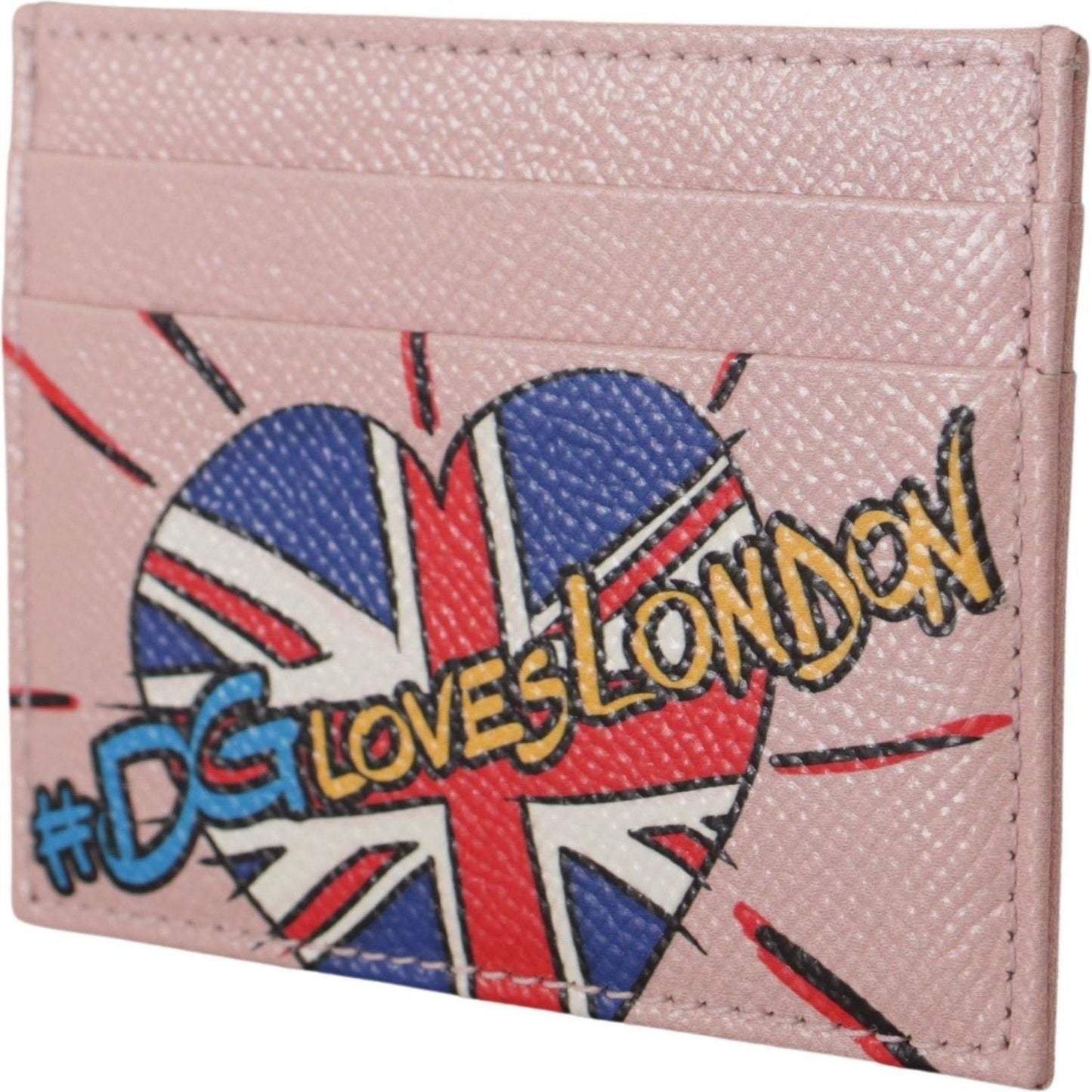 Dolce & GabbanaChic Pink Leather Cardholder with Exclusive PrintMcRichard Designer Brands£209.00