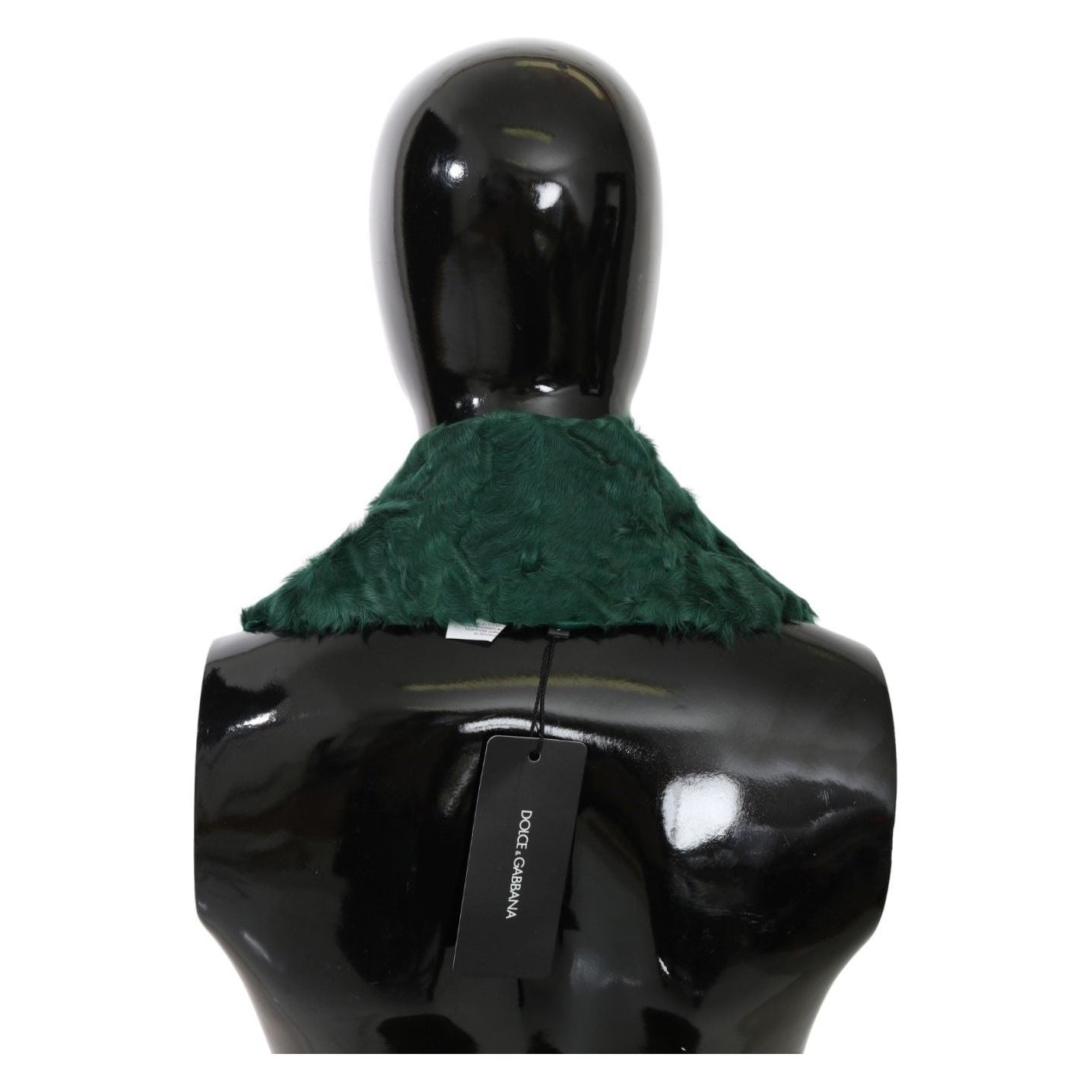 Dolce & Gabbana Elegant Lambskin Fur Scarf in Lush Green green-fur-shoulder-collar-wrap-lambskin-scarf IMG_3501-25f14637-05b.jpg