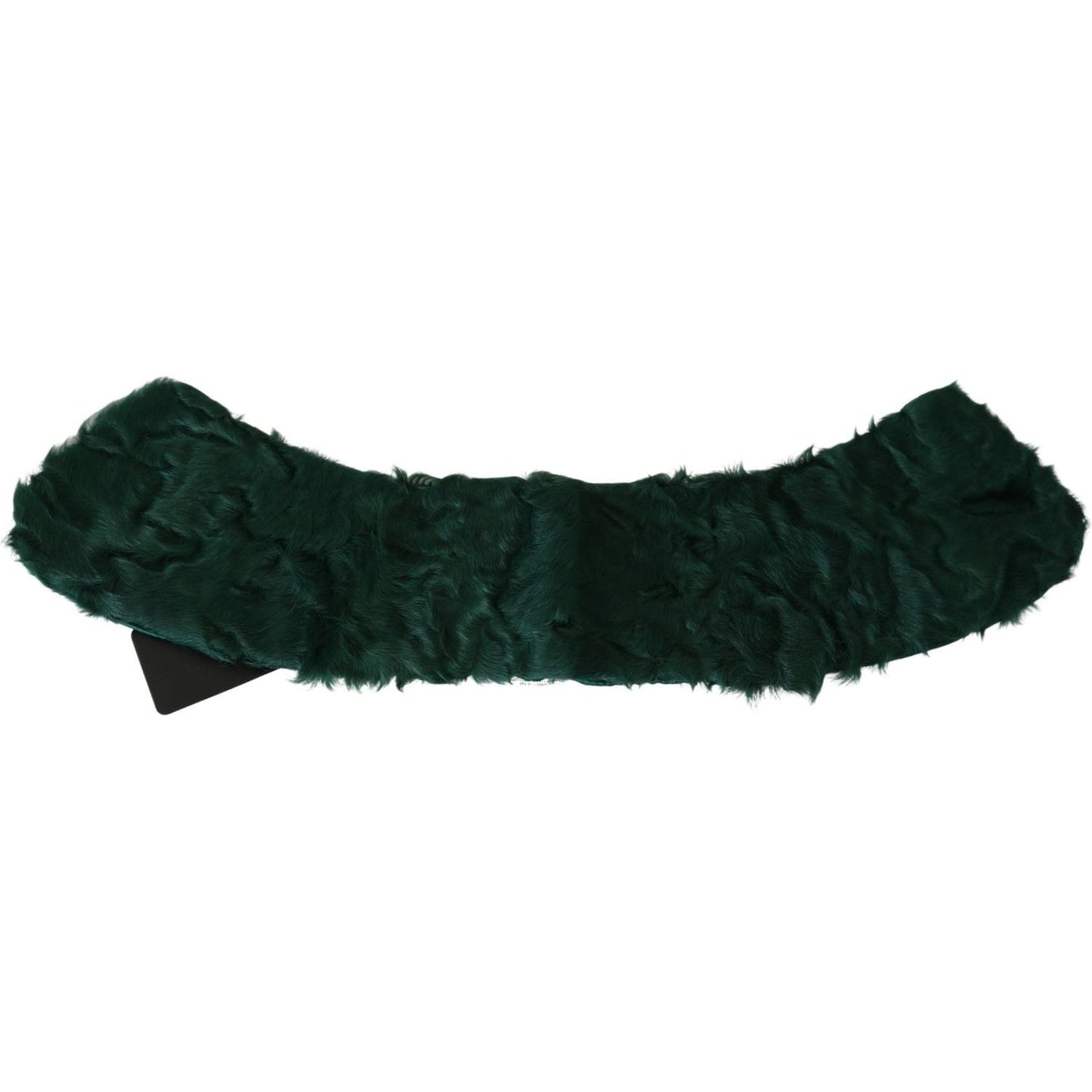 Dolce & Gabbana Elegant Lambskin Fur Scarf in Lush Green green-fur-shoulder-collar-wrap-lambskin-scarf IMG_3503-a11a1d7a-792.jpg