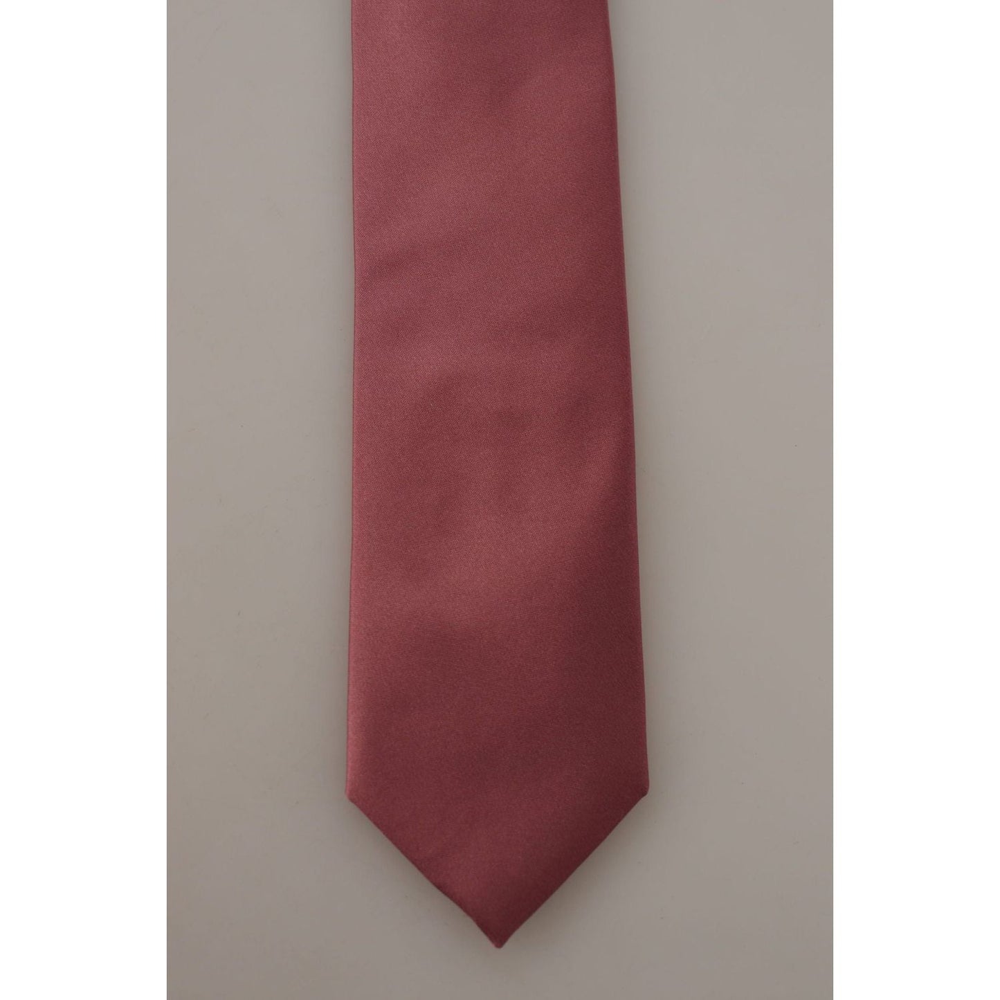 Elegant Pink Silk Bow Tie Dolce & Gabbana