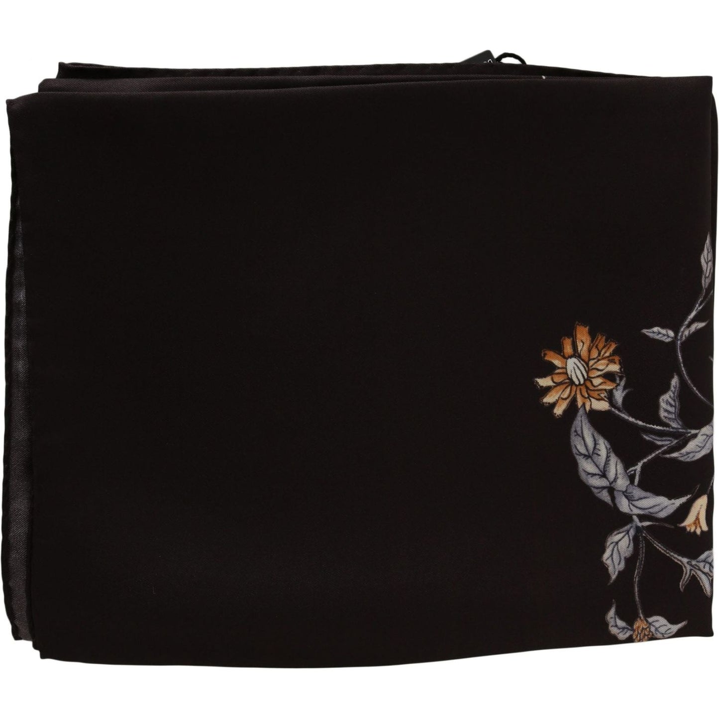 Dolce & Gabbana Elegant Silk Scarf Wrap in Luxe Brown brown-100-silk-bird-print-wrap-80cm-x-95cm-rrp-scarf Silk Wrap Shawls IMG_3733-scaled-b1a487b8-b10.jpg