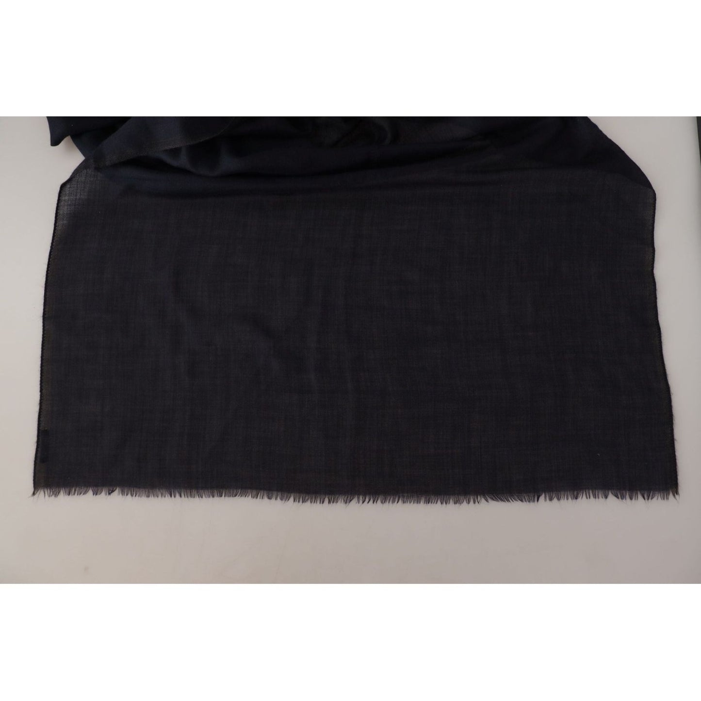 Elegant Black Silk Men's Scarf