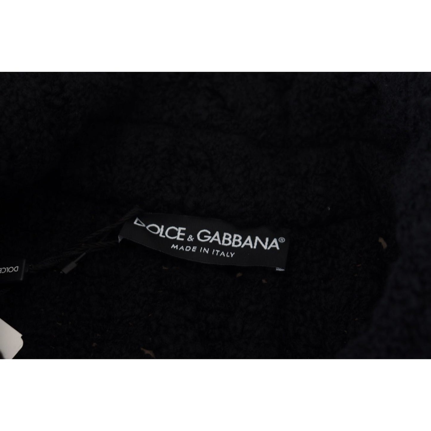 Dolce & Gabbana Elegant Black Wool-Cashmere Cardigan Sweater black-wool-knit-button-cardigan-sweater-1