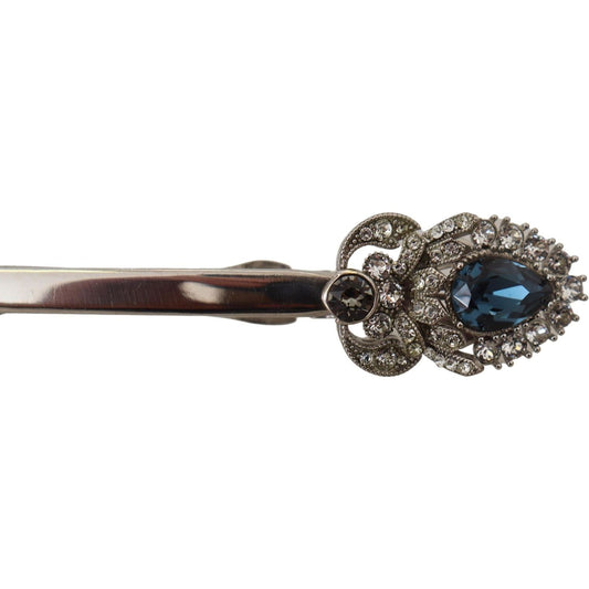 Dolce & Gabbana Elegant Silver Glass Brooch Pin 925-sterling-silver-crystals-pin-collar-brooch-1 IMG_7157-357d8f64-302.jpg