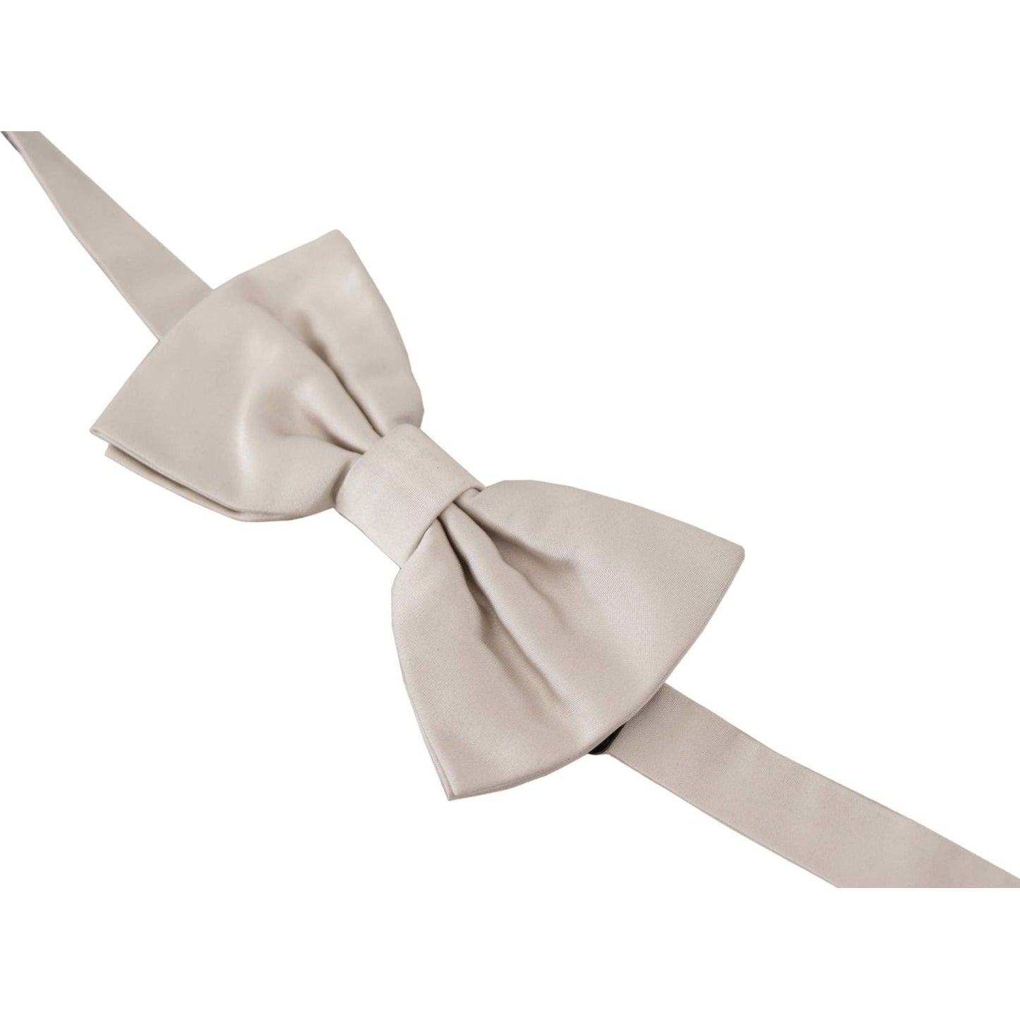 Exquisite Silk Gray Bow Tie