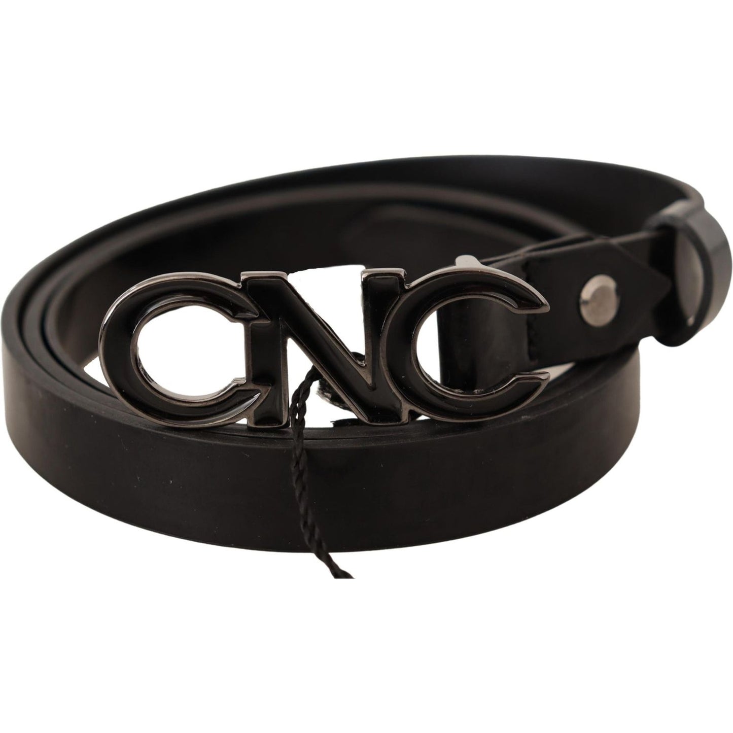 Costume National Elegant Black Leather Fashion Belt black-leather-letter-logo-buckle-belt WOMAN BELTS IMG_7334-scaled-0afbfb90-74a.jpg