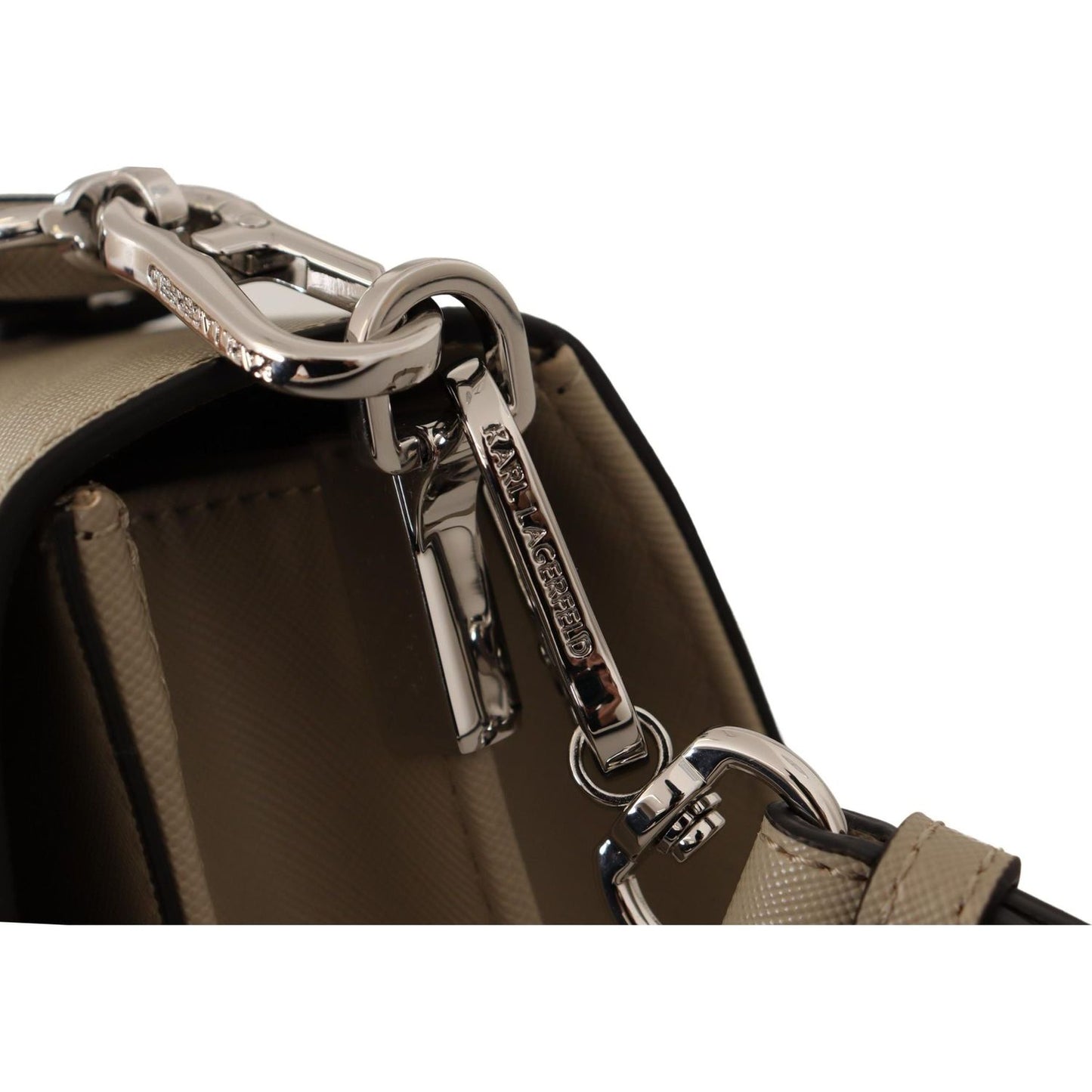 Karl Lagerfeld Chic Sage Shoulder Bag with Dual Straps sage-polyurethane-shoulder-bag IMG_7353-scaled-ca850864-c97.jpg