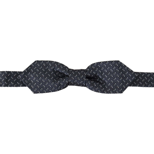 Elegant Polka Dot Silk Bow Tie