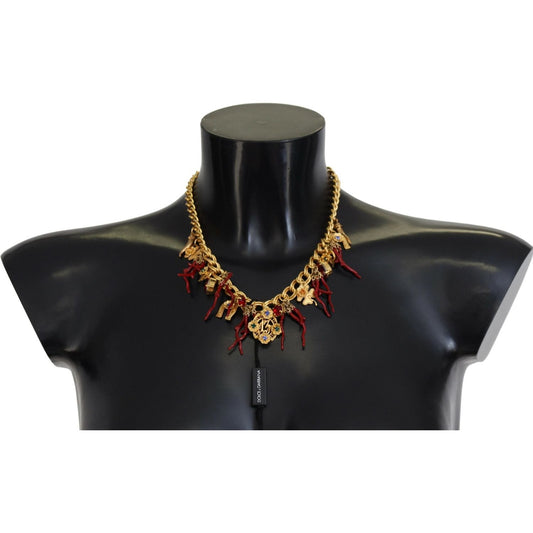 Opulent Multicolor Crystal Statement Necklace Dolce & Gabbana