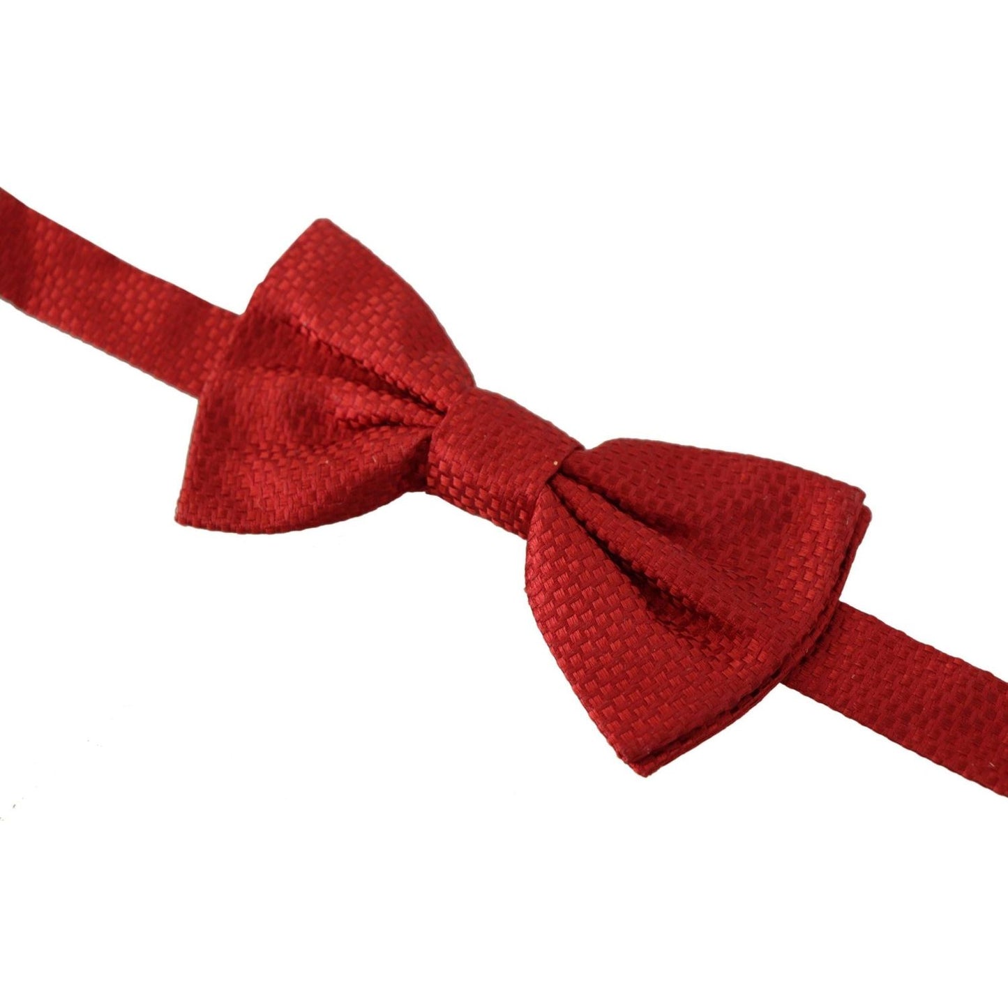 Elegant Red Silk Bow Tie Dolce & Gabbana
