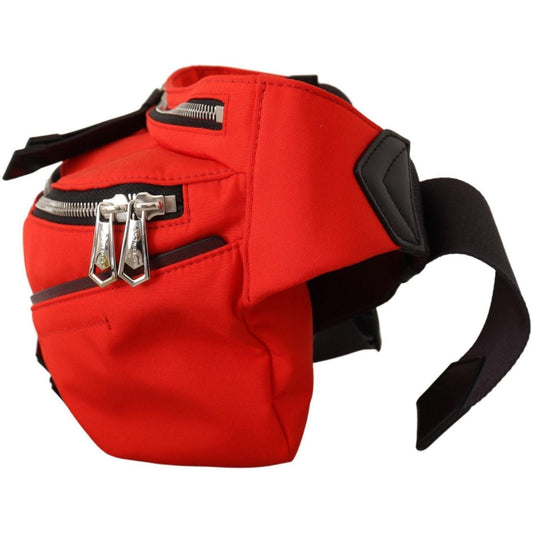 Givenchy Red Polyamide Downtown Large Bum Belt Bag BELT BAG red-polyamide-downtown-large-bum-belt-bag