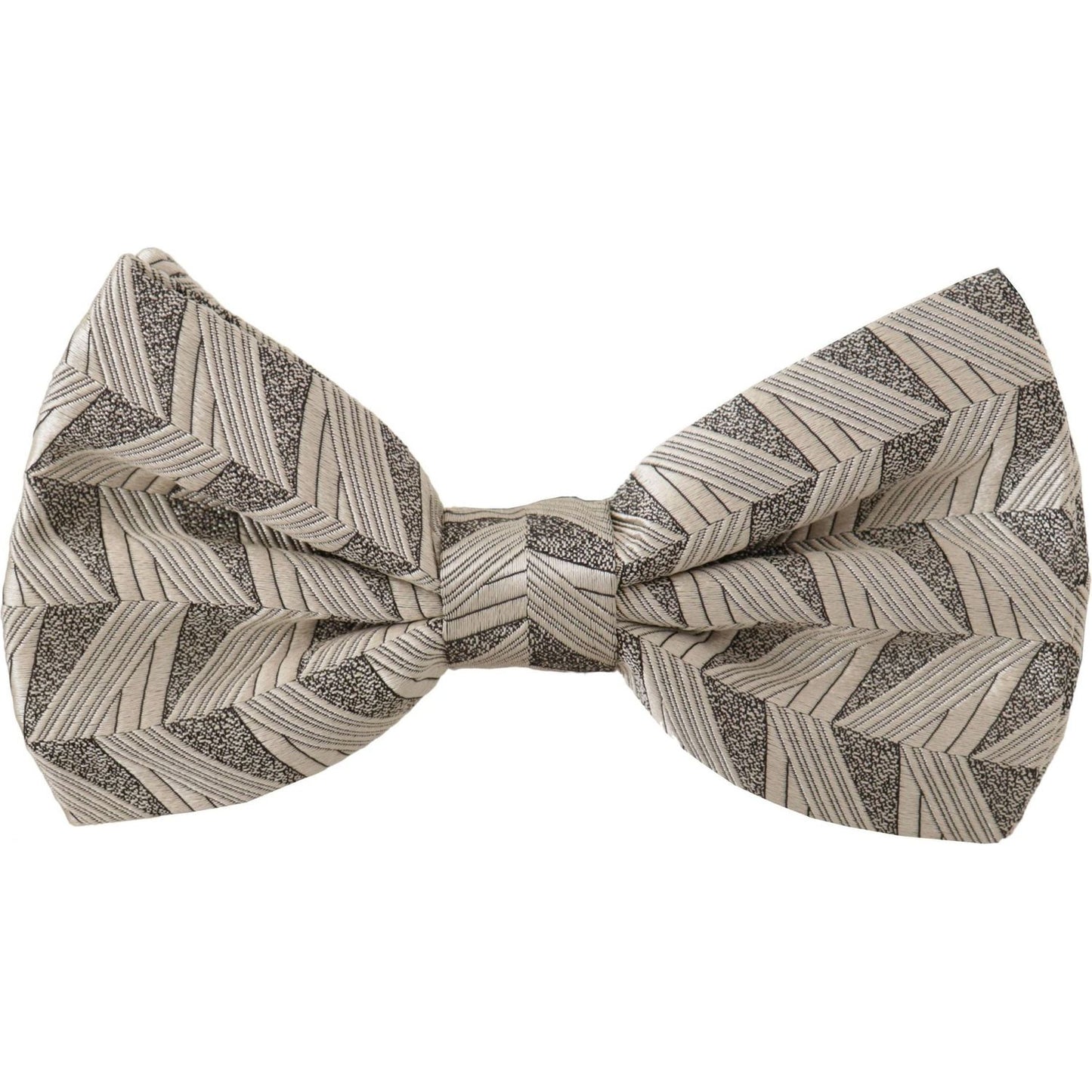 Elegant Silk Grey Bow Tie