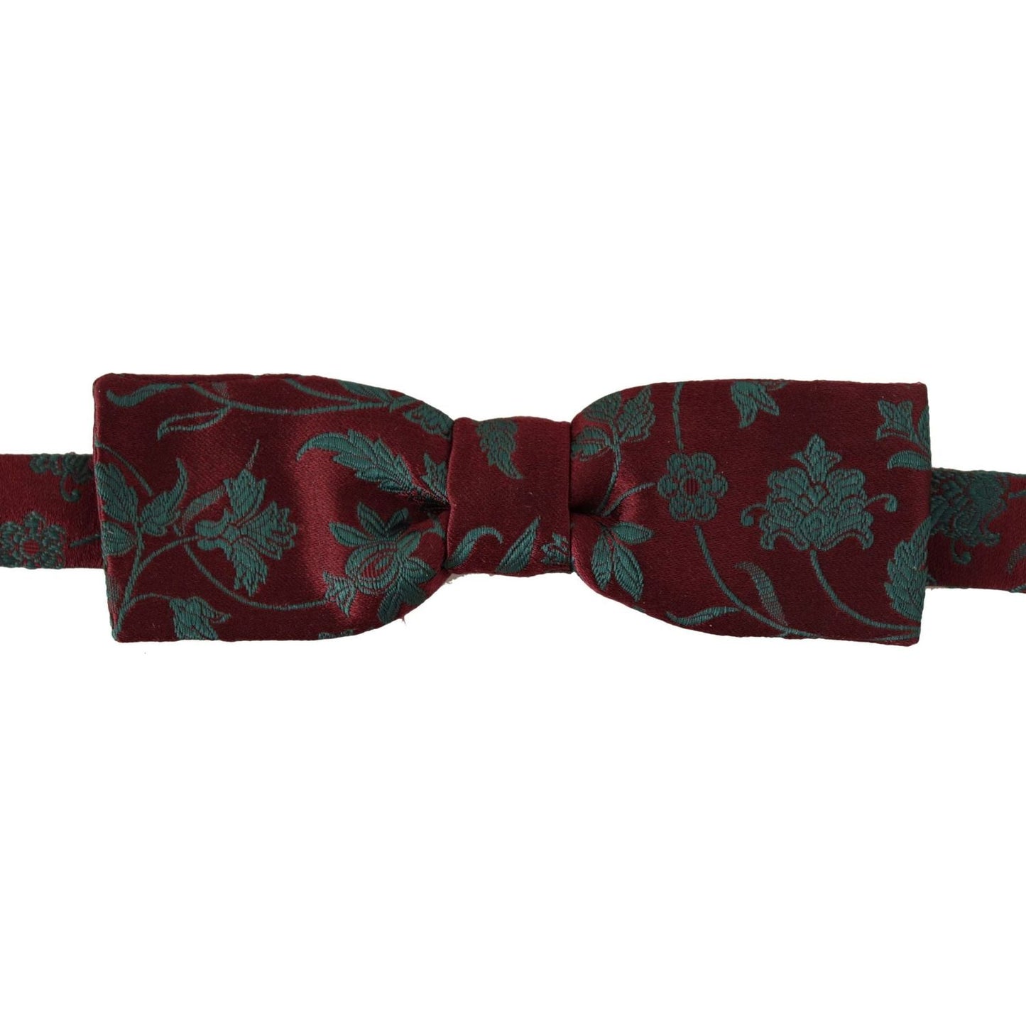Elegant Maroon Patterned Bow Tie