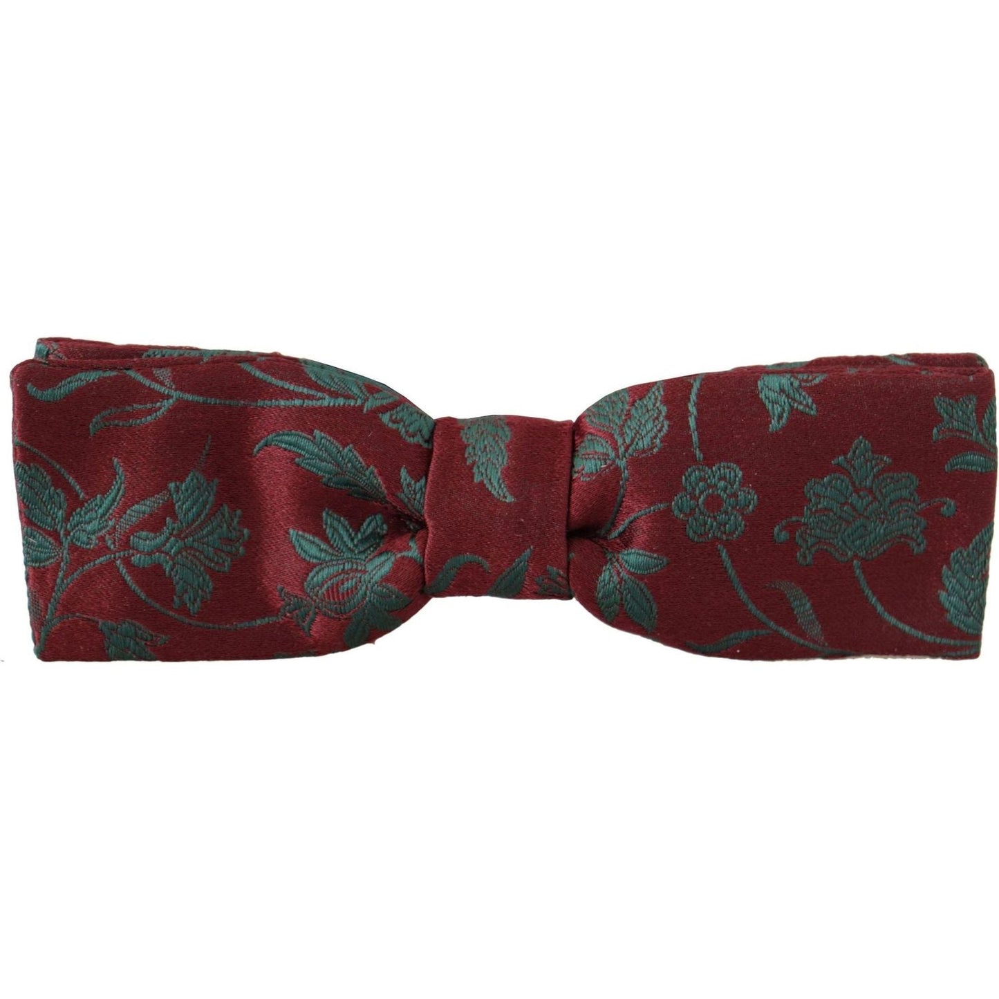 Elegant Maroon Patterned Bow Tie
