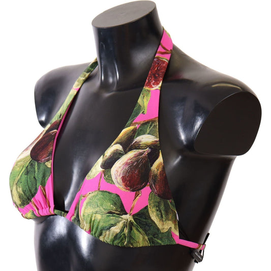 Dolce & Gabbana Chic Floral Bikini Top pink-printed-nylon-swimsuit-bikini-top-swimwear IMG_8265-scaled-9e239417-521.jpg