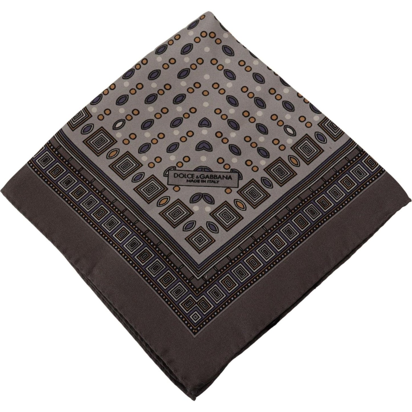 Elegant Silk Pocket Square in Rich Brown