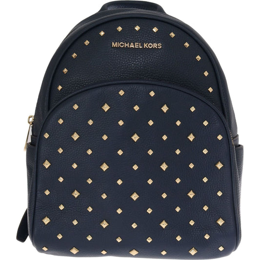 Michael Kors Elegant Leather ABBEY Backpack in Navy Blue navy-blue-abbey-leather-backpack-bag WOMAN BACKPACK IMG_8288-scaled-1c92dfed-022.jpg