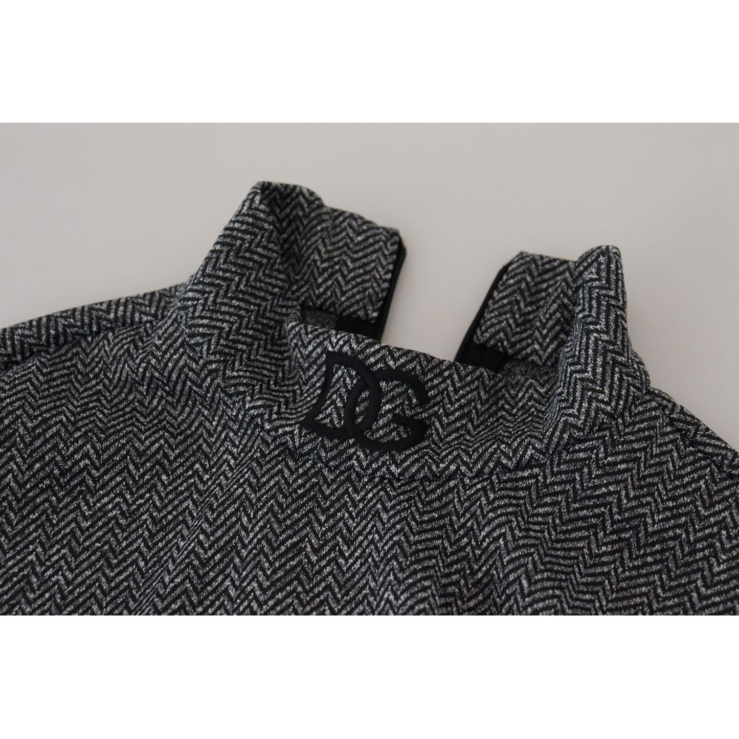 Dolce & Gabbana Elegant Dark Gray Pullover Sweater dark-gray-nylon-turtleneck-pullover-sweater