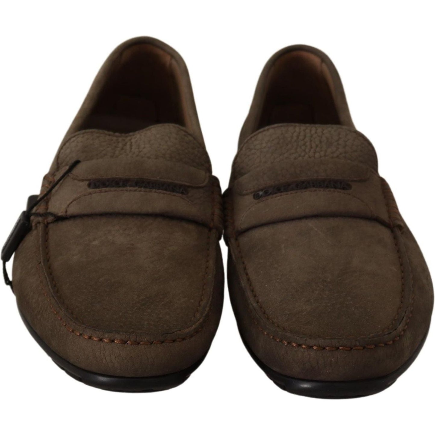 Dolce & Gabbana Elegant Brown Leather Loafers brown-leather-flat-slip-on-mocassin-shoes MAN LOAFERS IMG_8529-d4af5e96-901.jpg