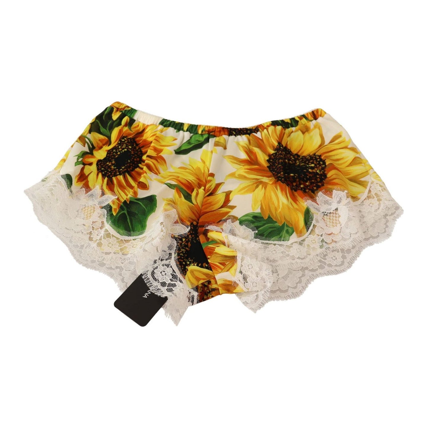 Dolce & GabbanaSunflower Lace Lingerie Shorts - Silk BlendMcRichard Designer Brands£229.00