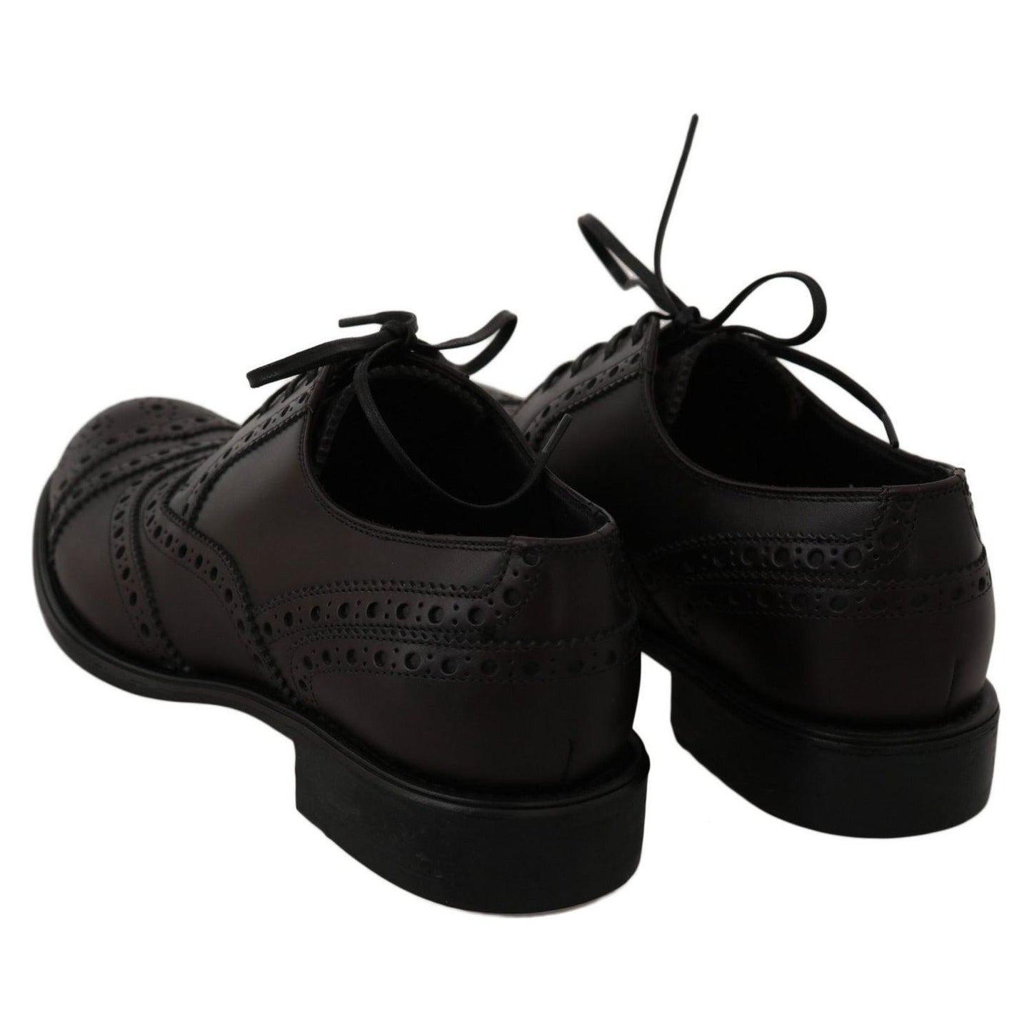 Dolce & Gabbana Elegant Bordeaux Wingtip Derby Dress Shoes black-leather-wingtip-oxford-dress-shoes-1 Dress Shoes IMG_8978-scaled.jpg
