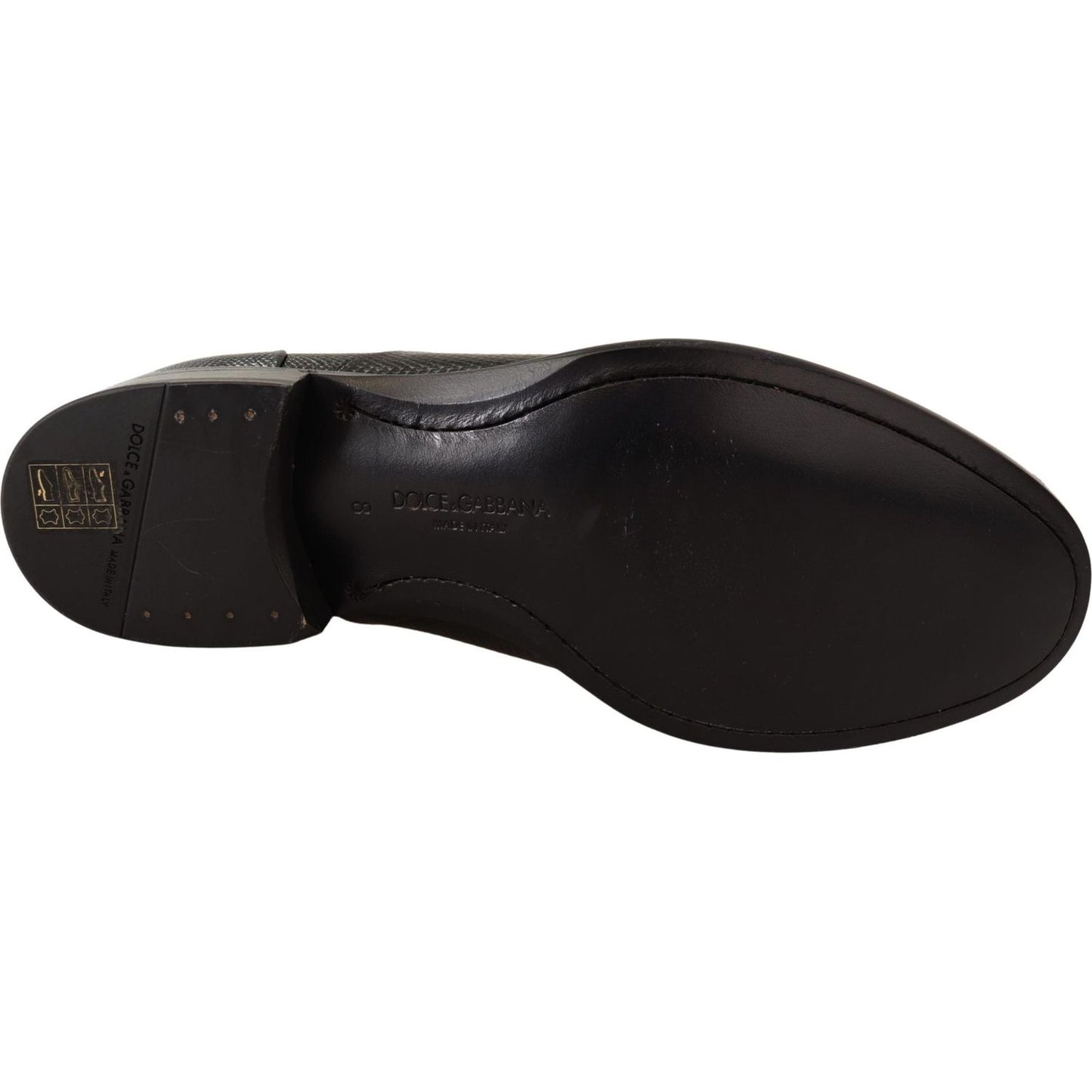 Dolce & Gabbana Elegant Black Lizard Skin Derby Shoes black-lizard-leather-derby-dress-shoes Dress Shoes IMG_9232-scaled-074c892d-68f.jpg