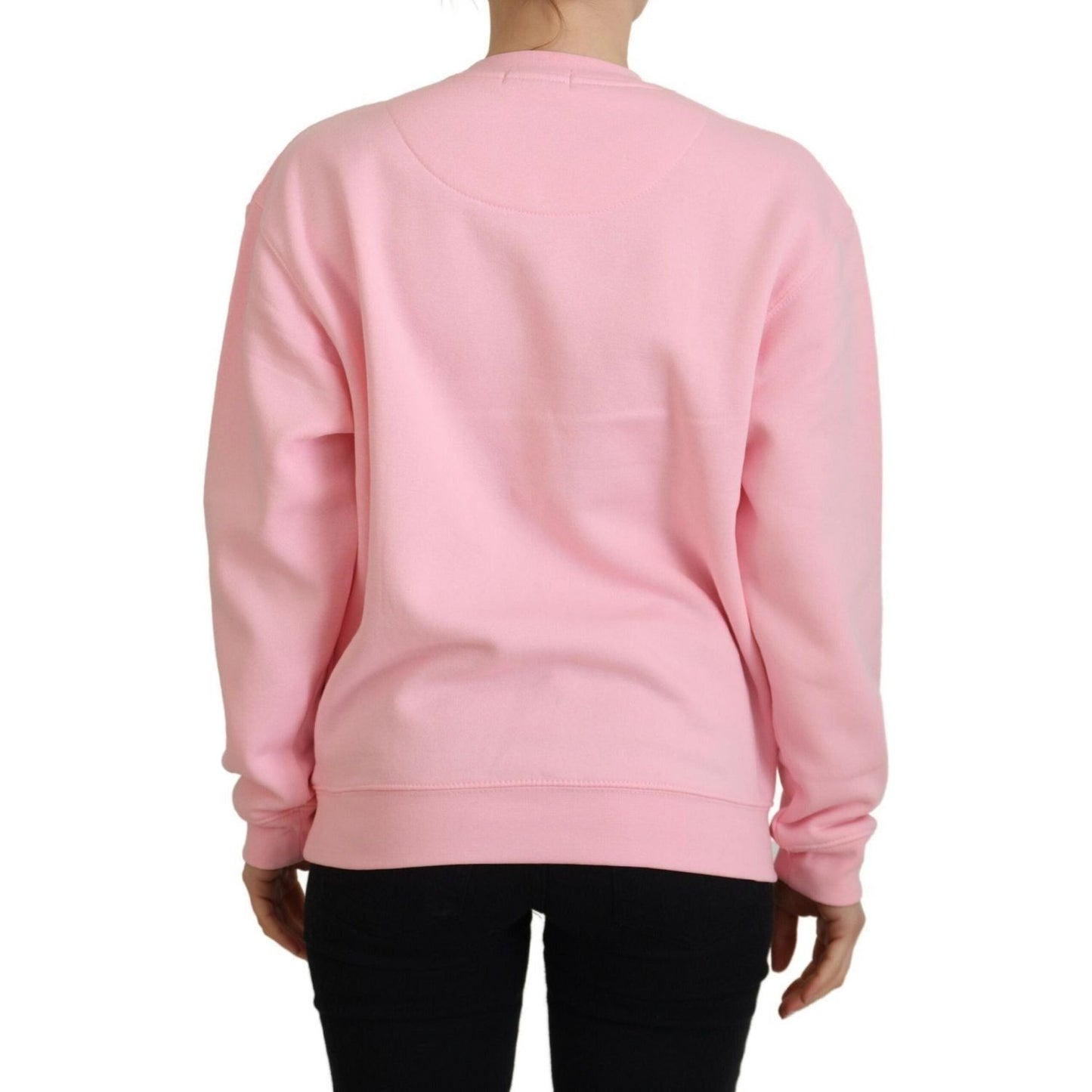 Philippe Model Elegant Pink Long Sleeve Pullover Sweater pink-printed-long-sleeves-pullover-sweater IMG_9291-1-scaled-d1110701-8ac.jpg