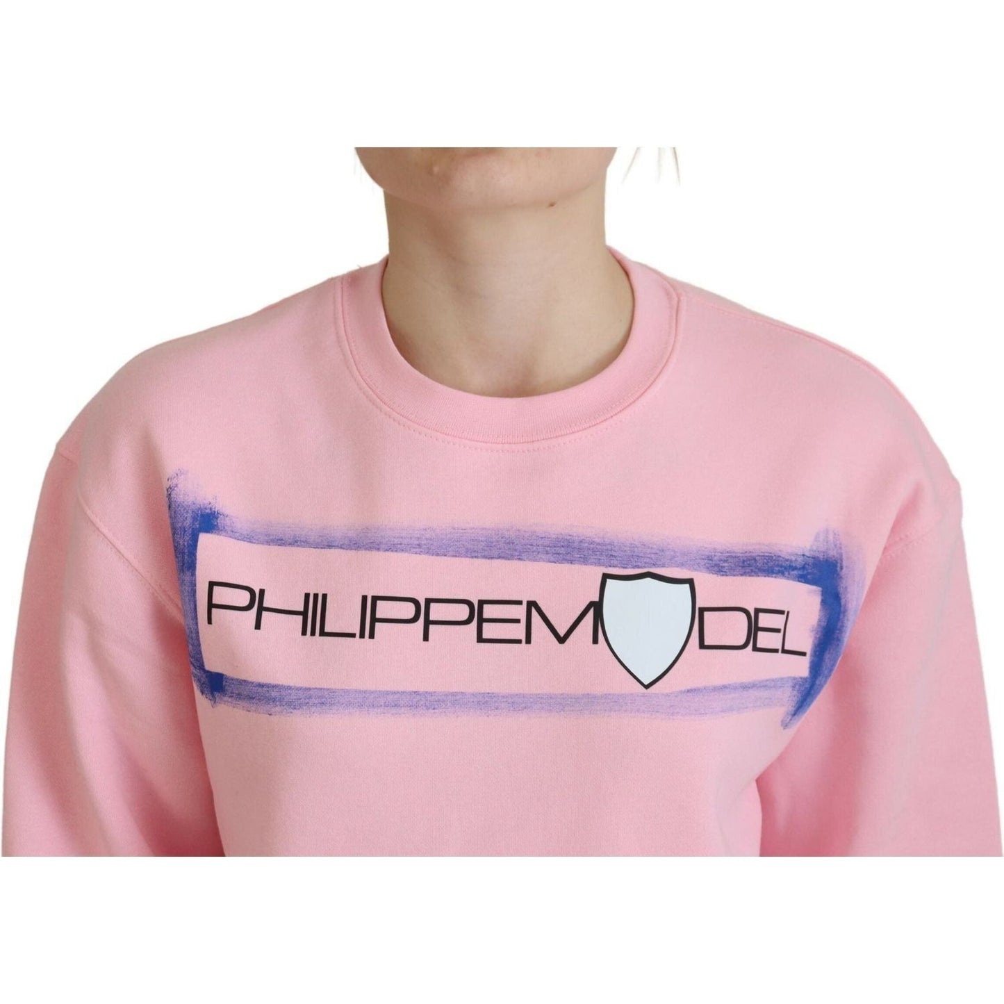 Philippe Model Elegant Pink Long Sleeve Pullover Sweater pink-printed-long-sleeves-pullover-sweater IMG_9292-scaled-a1ceedfa-105.jpg