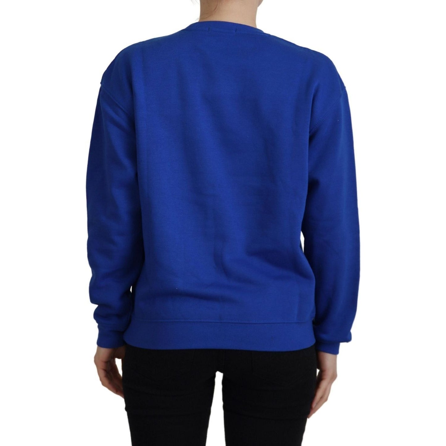 Philippe Model Chic Blue Printed Long Sleeve Pullover Sweater blue-printed-long-sleeves-pullover-sweater IMG_9331-1-scaled-81b259e5-0c4.jpg
