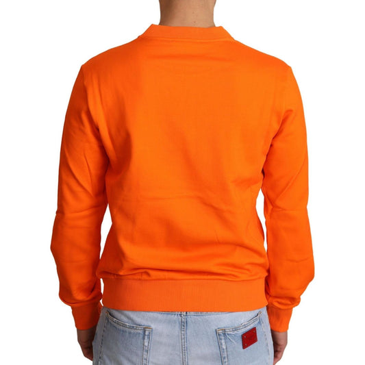Dolce & Gabbana Regal Crewneck Cotton Sweater in Orange orange-king-ceasar-cotton-pullover-sweater IMG_9428-scaled-965bde1e-f21.jpg