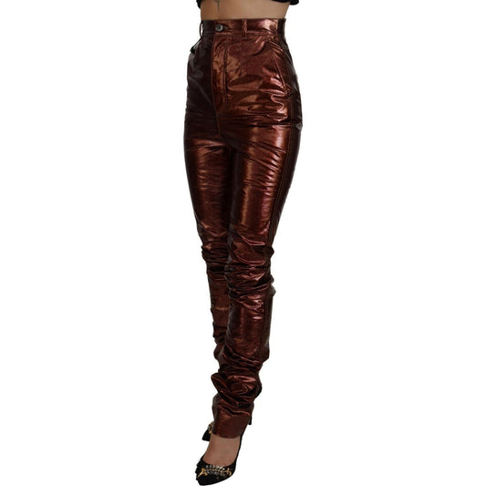 Dolce & Gabbana High Waist Skinny Jeans in Metallic Bronze metallic-bronze-high-waist-skinny-jeans IMG_9563-scaled-33359e03-5f9.jpg