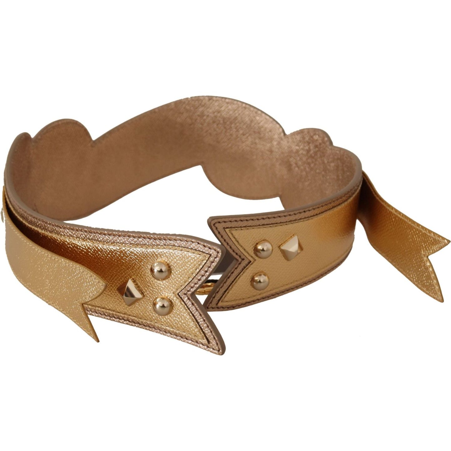 Dolce & Gabbana Elegant Gold Leather Shoulder Strap gold-leather-love-patch-bag-shoulder-strap IMG_9641-1-1-scaled-64c0b7fc-46c.jpg