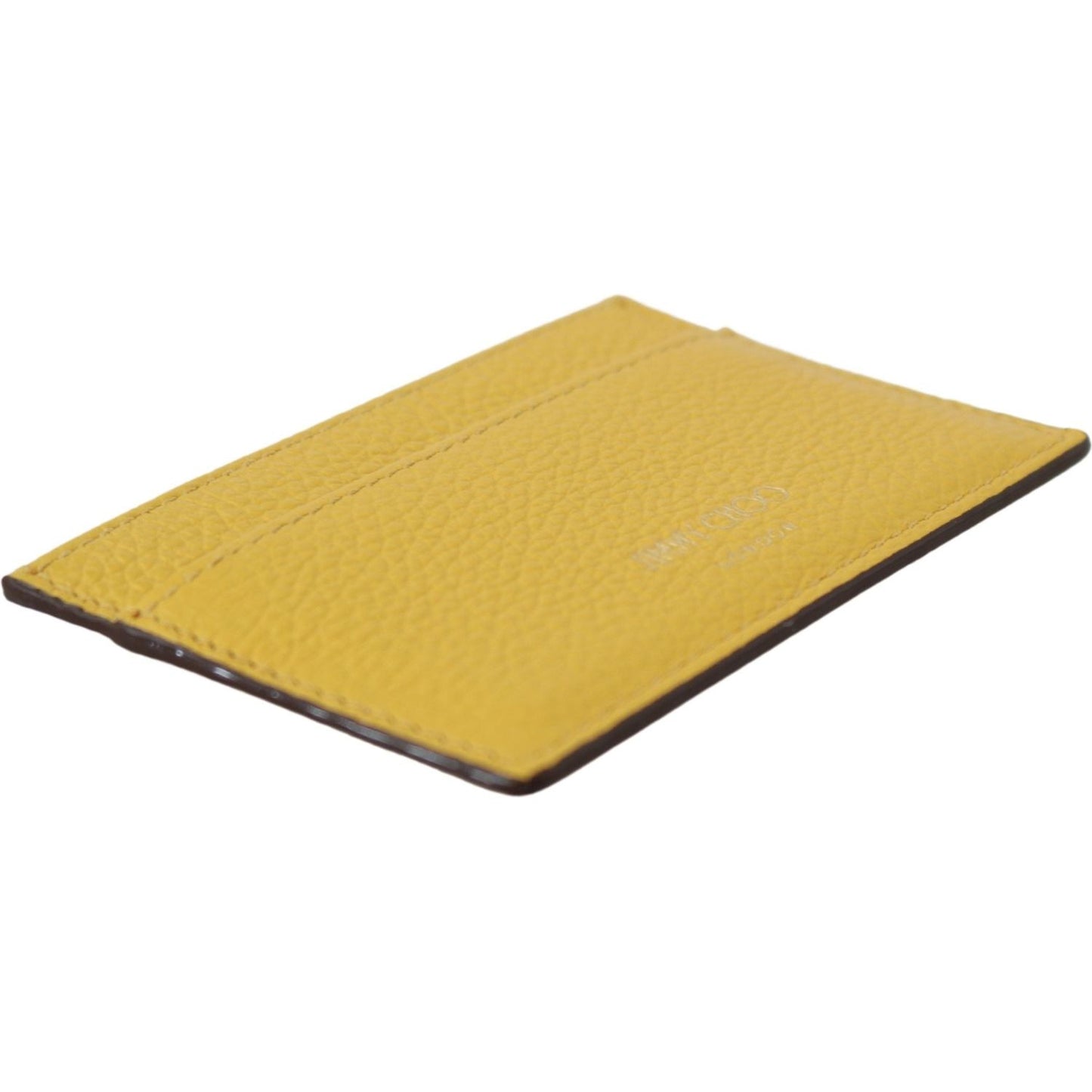 Jimmy Choo Sunshine Yellow Leather Card Holder aarna-yellow-leather-card-holder IMG_9761-62fb490d-428.jpg