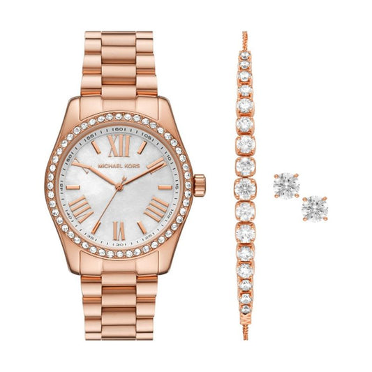 MICHAEL KORS Mod. LEXINGTON - Special Pack - Bracelet & Earring WATCHES MICHAEL KORS