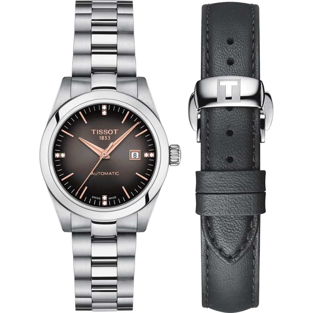 TISSOT Mod. T-MY LADY AUTOMATIC W-DIAMONDS Special Pack + Extra Strap WATCHES TISSOT