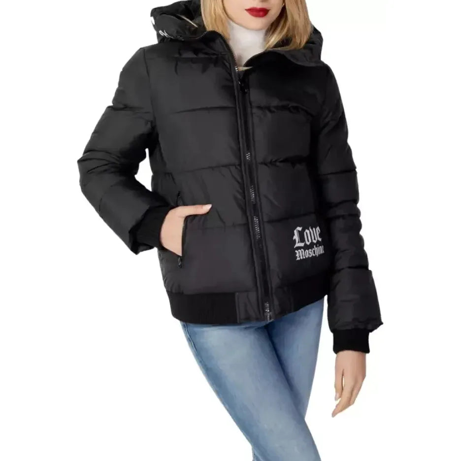 Love Moschino Chic Hooded Down Jacket with Signature Logo black-polyester-jackets-coat-14 product-10229-1765111078-e46fcb0f-282.webp