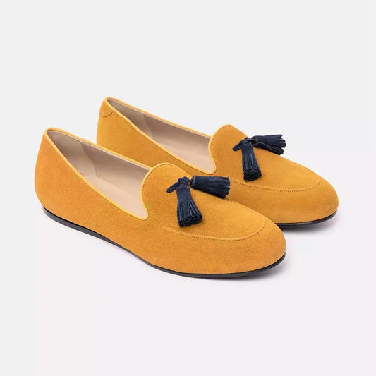Charles Philip Suede Leather Tasseled Moccasins - Unisex Elegance yellow-leather-moccasin product-10384-2066909890-3711c8c3-6fd.webp