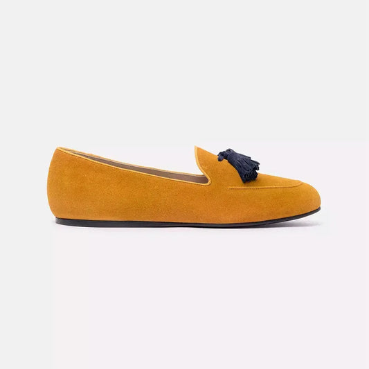 Charles Philip Suede Leather Tasseled Moccasins - Unisex Elegance yellow-leather-moccasin product-10384-973231389-3d4ea455-7ab.webp