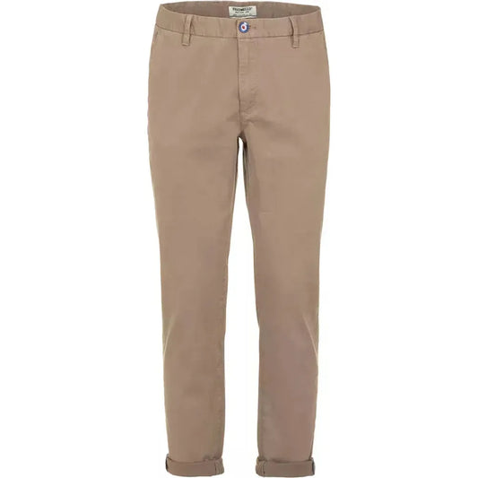 Fred Mello Beige Cotton Blend Casual Pants for Men beige-cotton-jeans-pant-3 product-10656-255039568-0e13b312-e07.webp